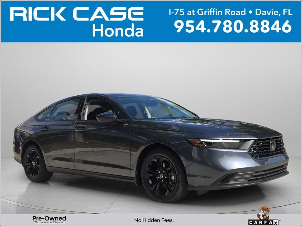 Certified 2025 Honda Accord SE Sedan