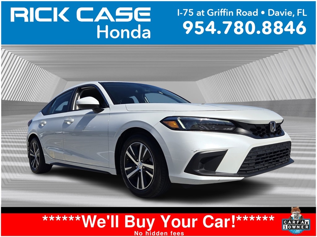 Certified 2023 Honda Civic LX Hatchback