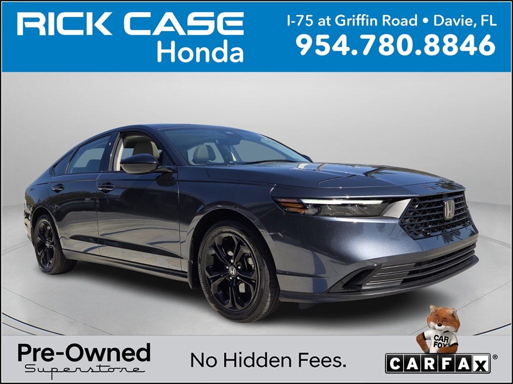 Certified 2025 Honda Accord SE Sedan