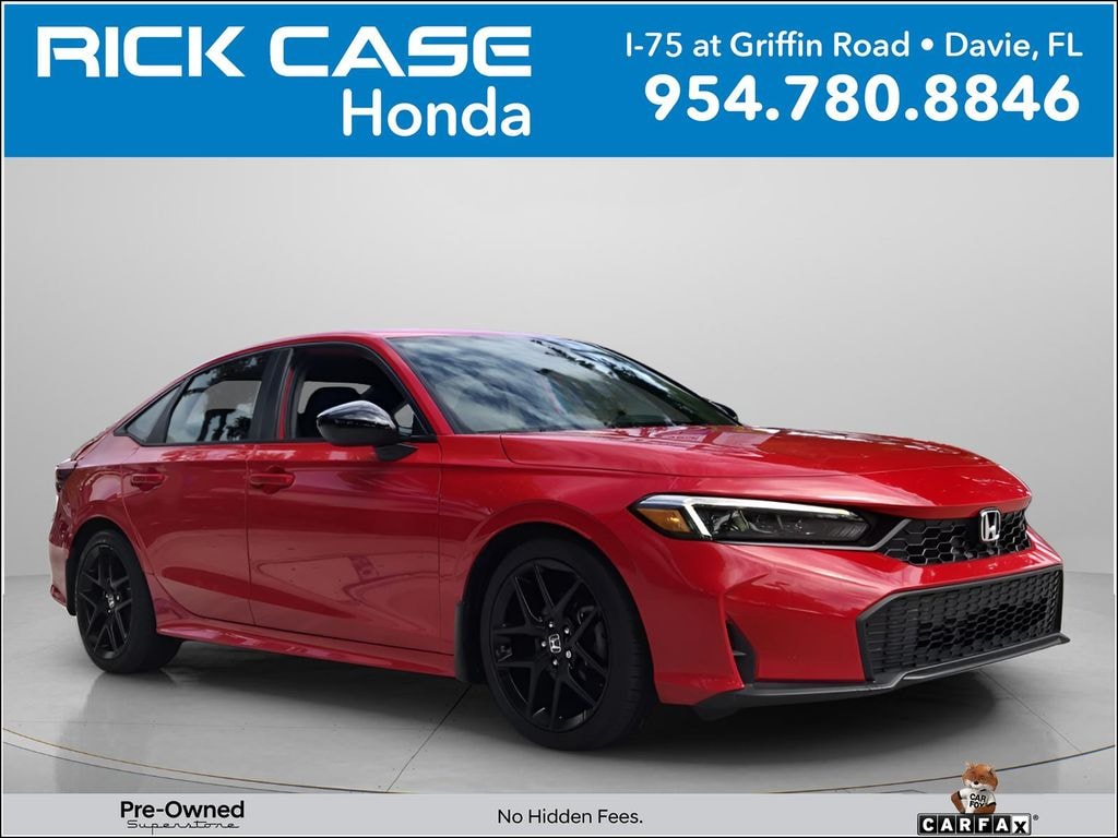 Certified 2025 Honda Civic Sport Sedan