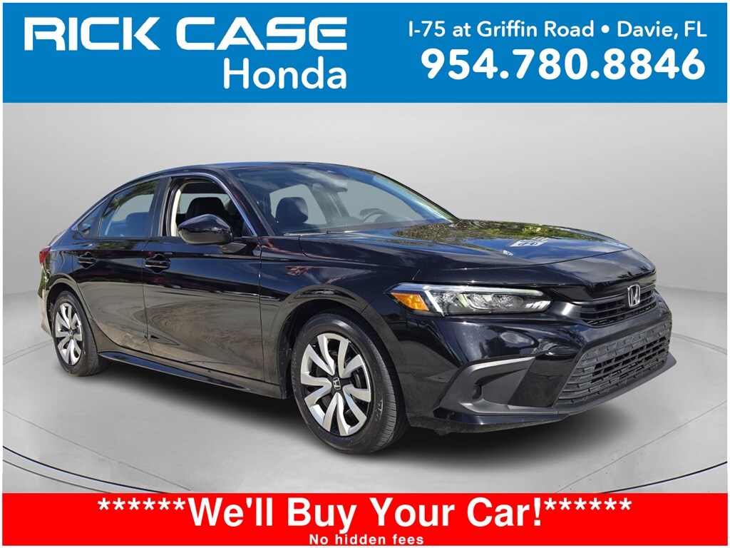 Certified 2024 Honda Civic LX Sedan