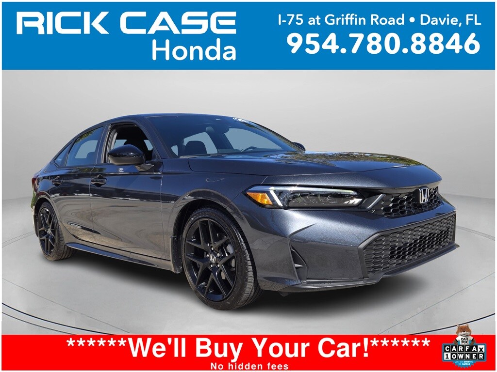 Used 2025 Honda Civic Sport Sedan