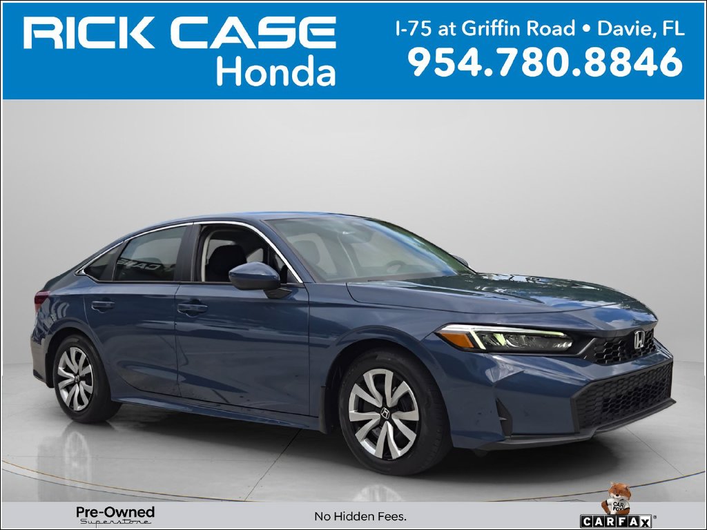 Certified 2026 Honda Civic LX Sedan