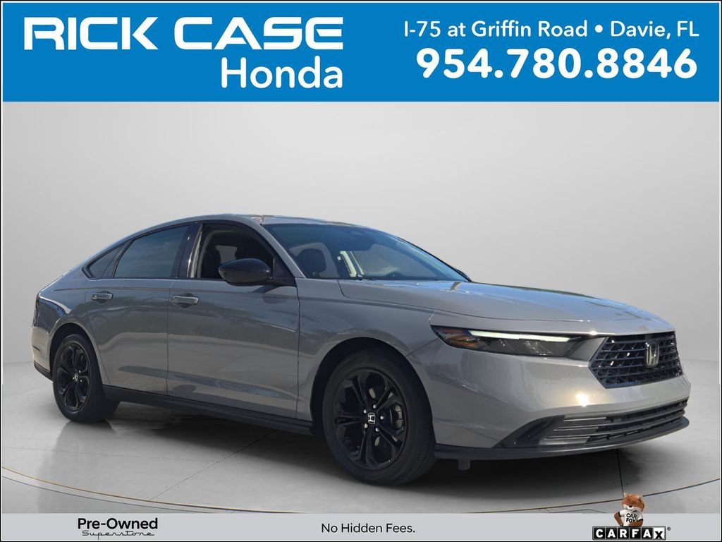 Certified 2025 Honda Accord SE Sedan