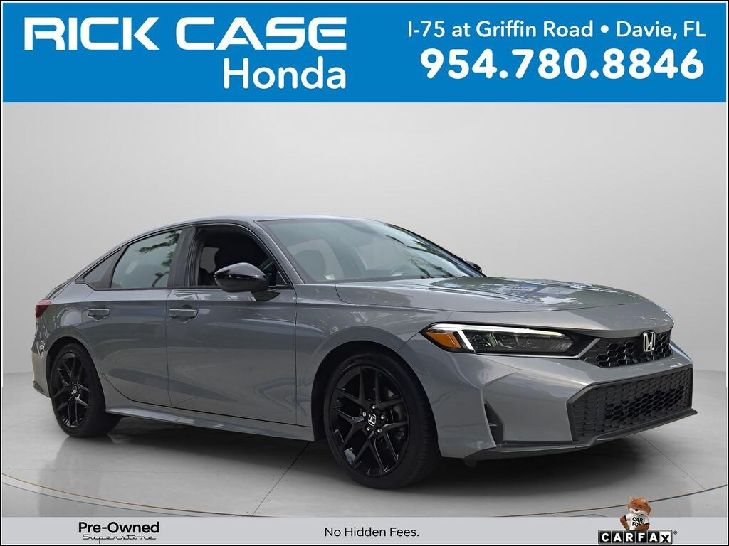 Used 2025 Honda Civic Sport Sedan