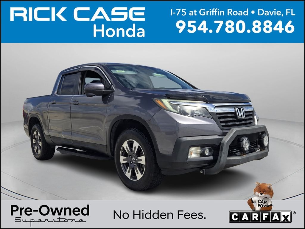 Used 2017 Honda Ridgeline RTL-T Truck