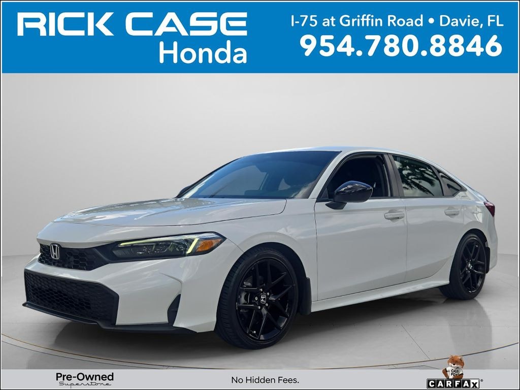 Certified 2025 Honda Civic Sport Sedan