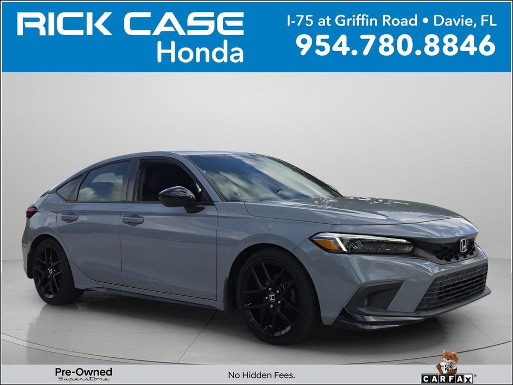 Certified 2022 Honda Civic Sport Hatchback