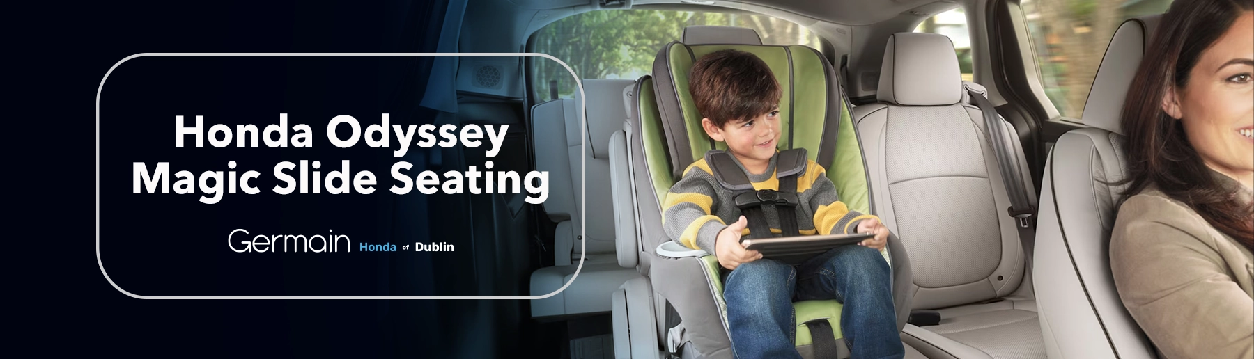 Honda Odyssey Magic Slide Seating - Germain Honda of Dublin