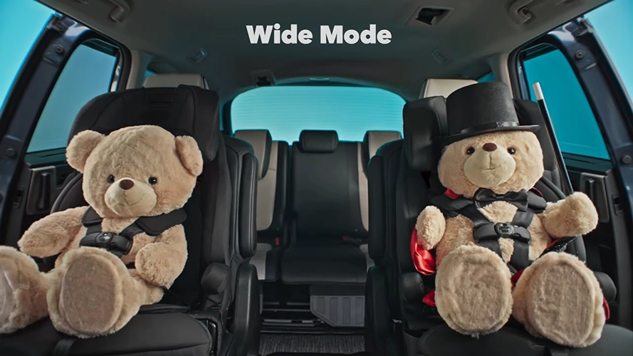 Honda Odyssey Magic Slide Seats Wide Mode