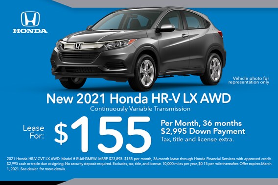 Hr V Lease Deal Rick Case Honda Euclid