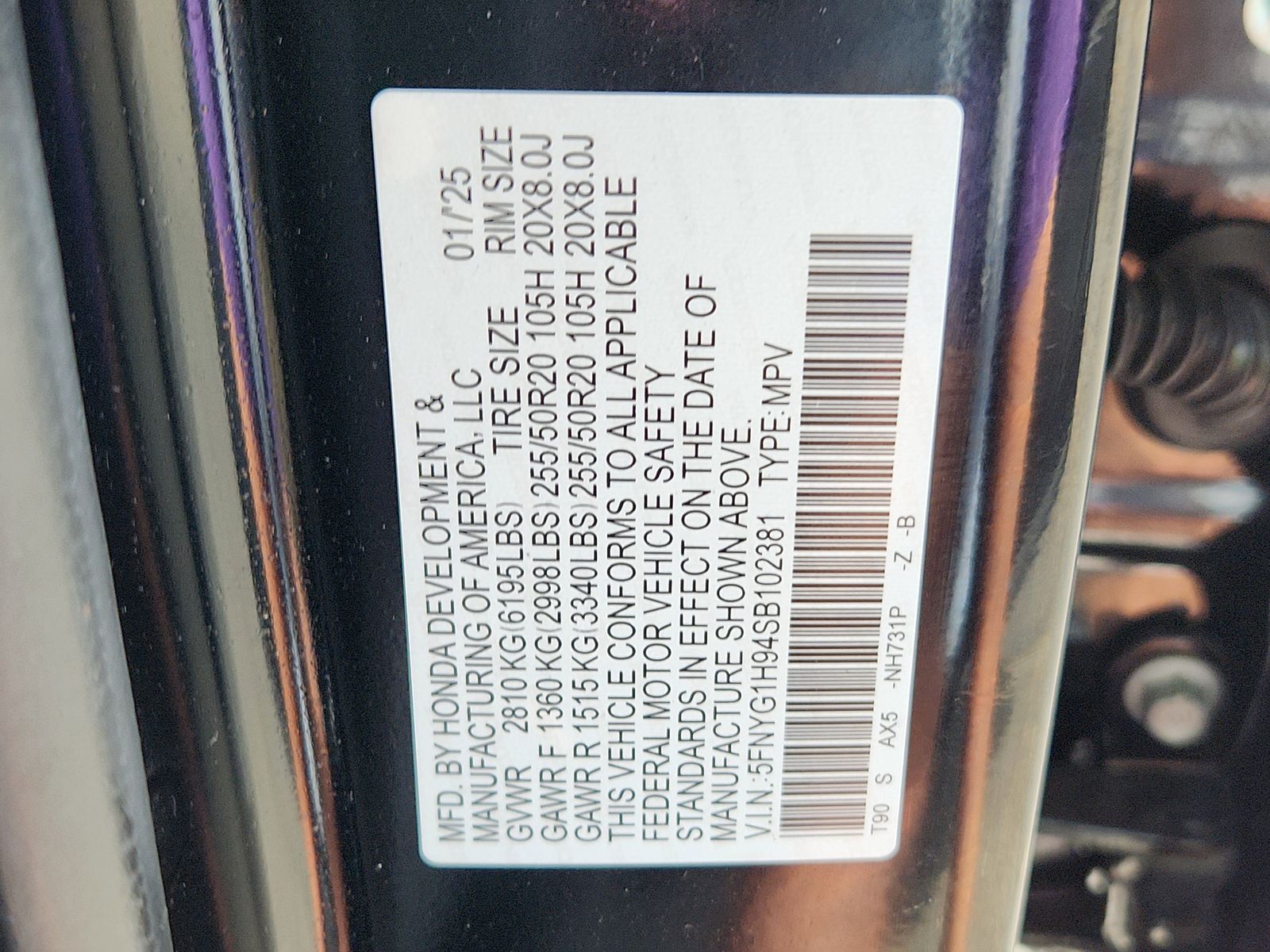 2025 Honda Pilot Black Edition - Photo 18