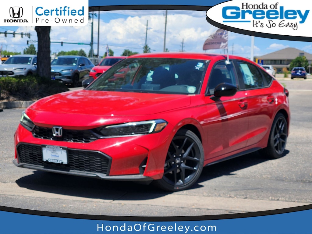 Certified 2025 Honda Civic Sport Hatchback