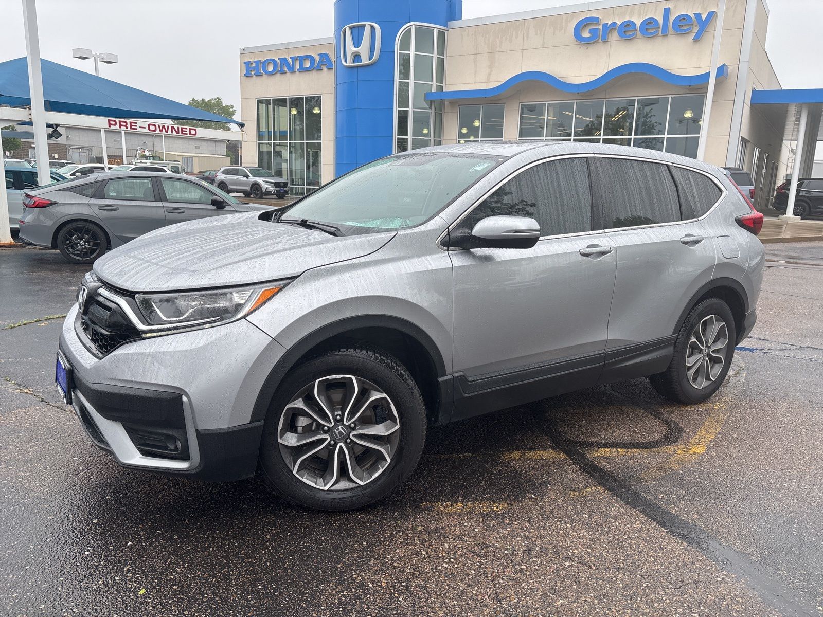 Used 2021 Honda CR-V EX with VIN 2HKRW2H56MH635895 for sale in Greeley, CO