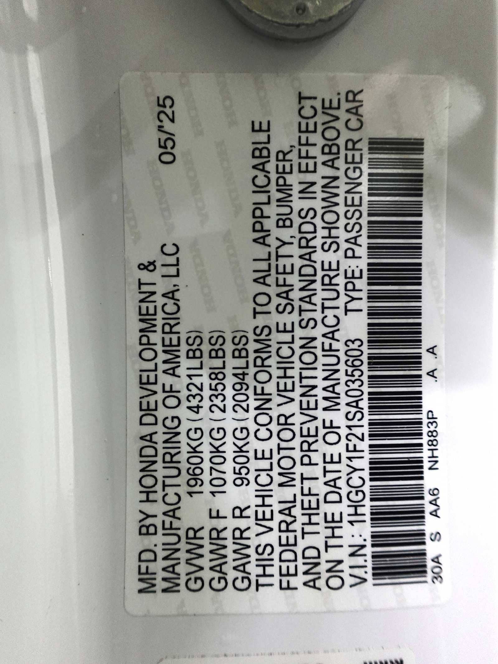 2025 Honda Accord LX - Photo 29