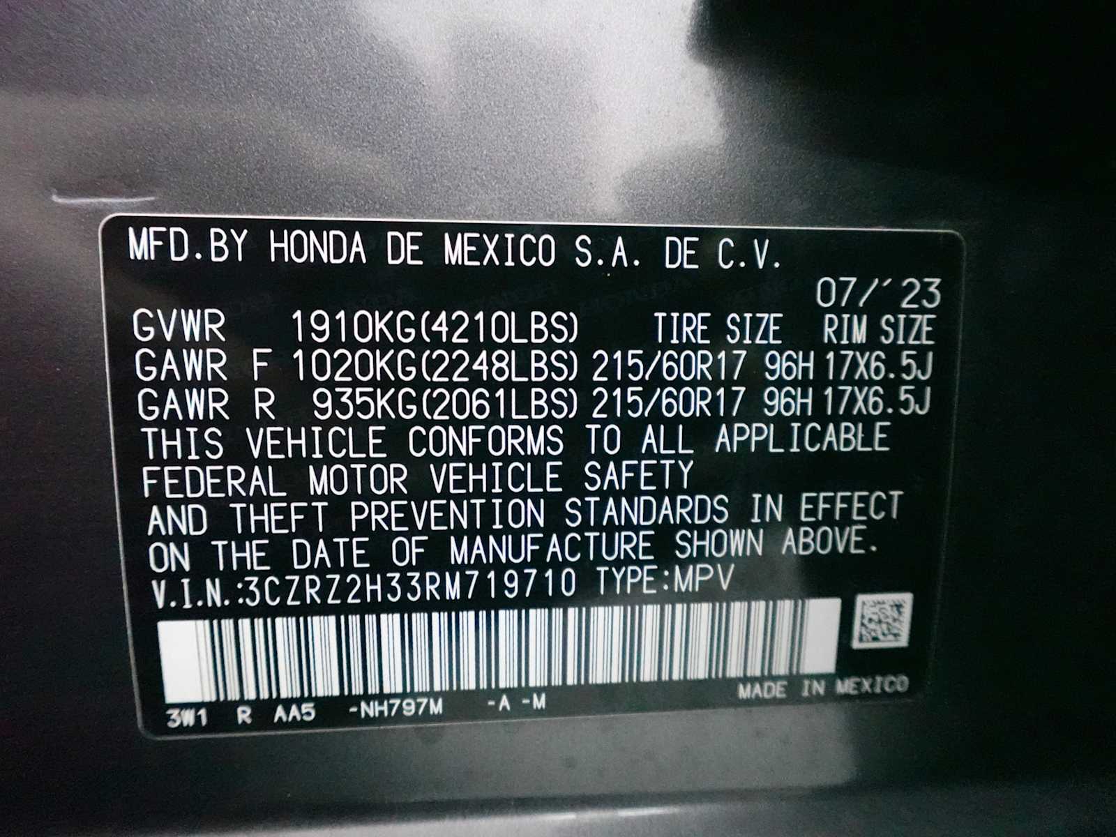 2024 Honda HR-V LX - Photo 30