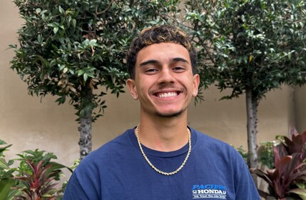 Staff member Hayden Ferreira from 7611ad307621