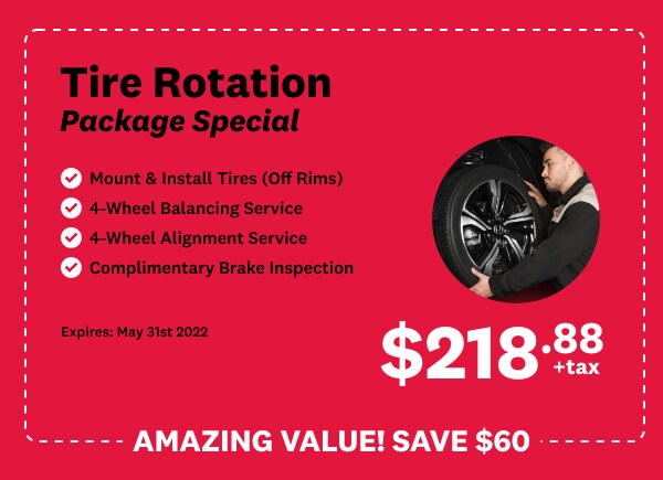 Tire Rotation Package Special