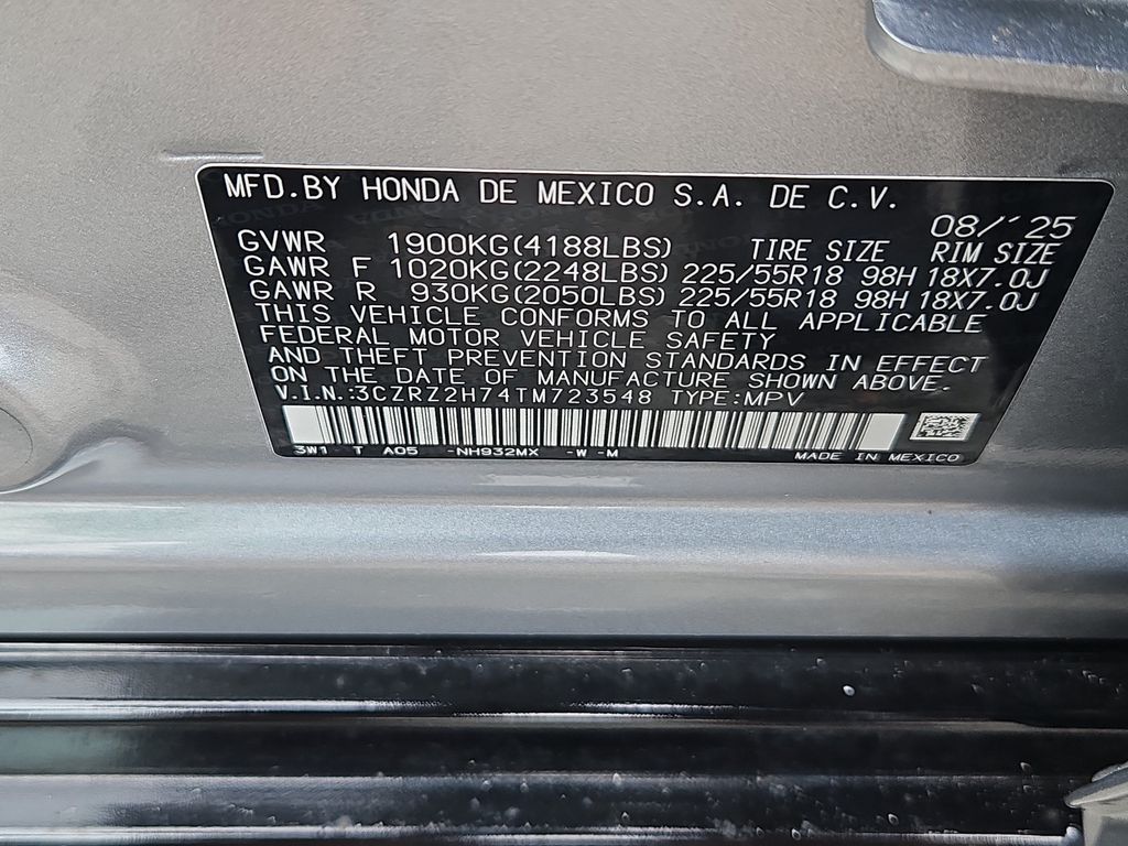 2026 Honda HR-V EX-L - Photo 14
