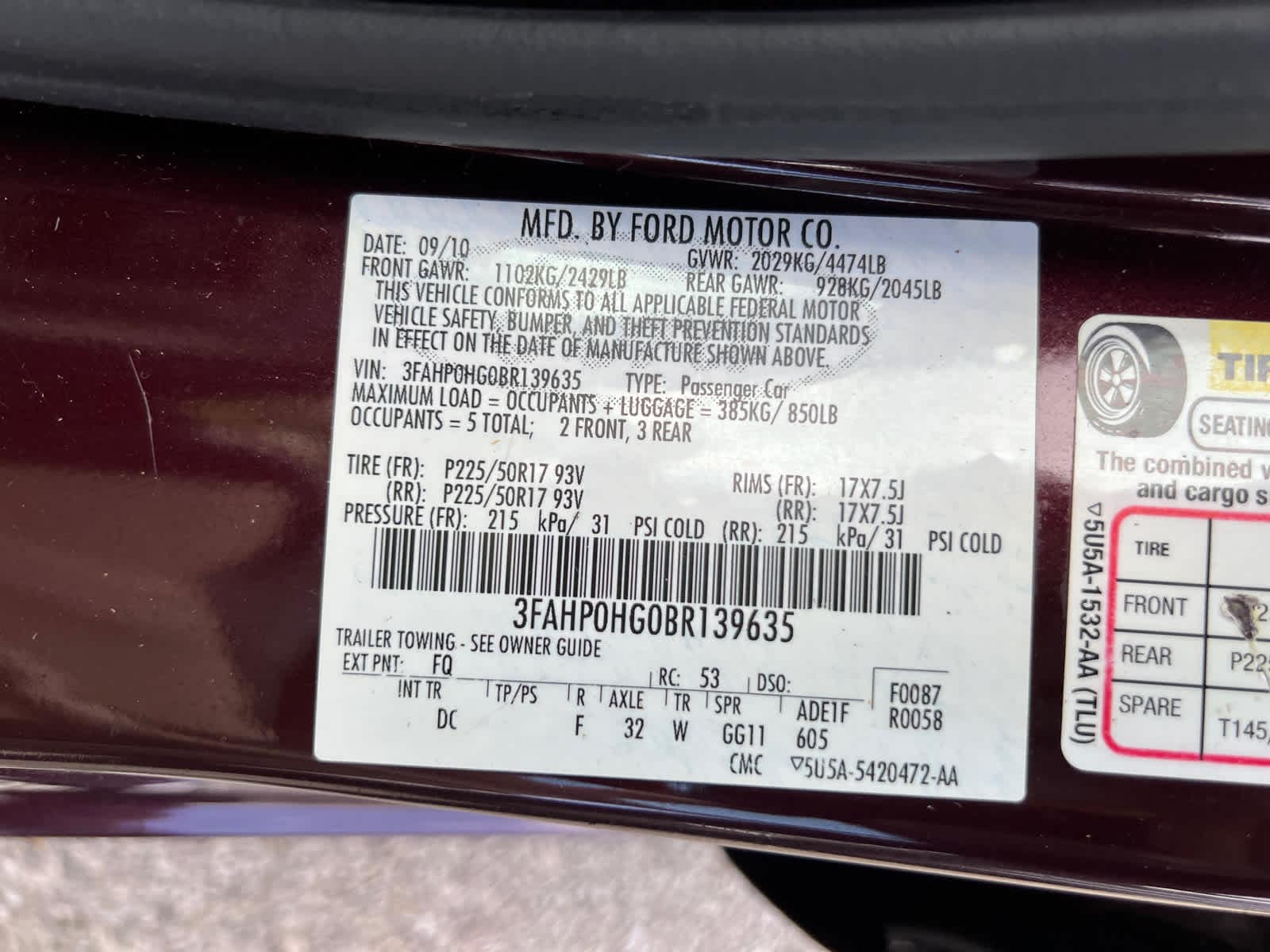 Thumbnail: 2011 Ford Fusion - 16