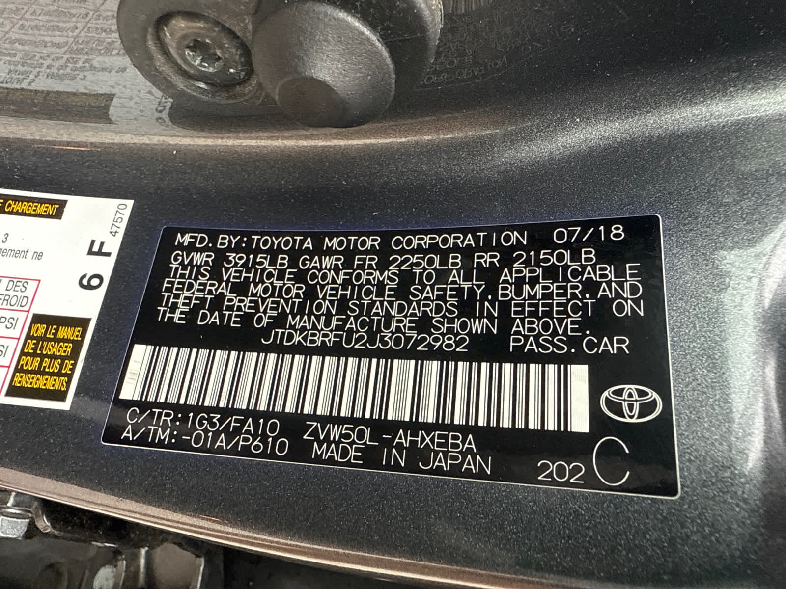 Thumbnail: 2018 Toyota Prius - 10