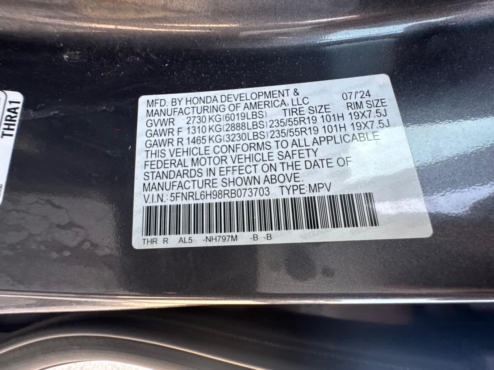 Thumbnail: 2024 Honda Odyssey - 17