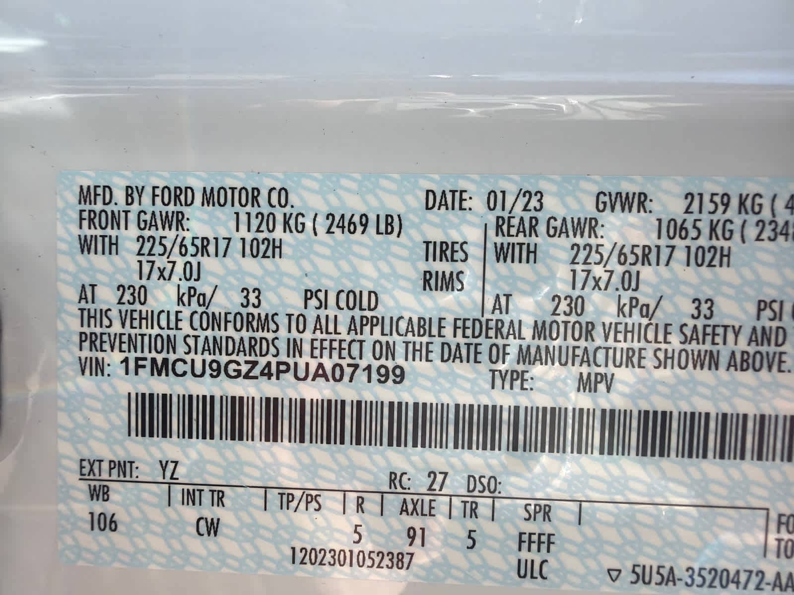 Thumbnail: 2023 Ford Escape - 20