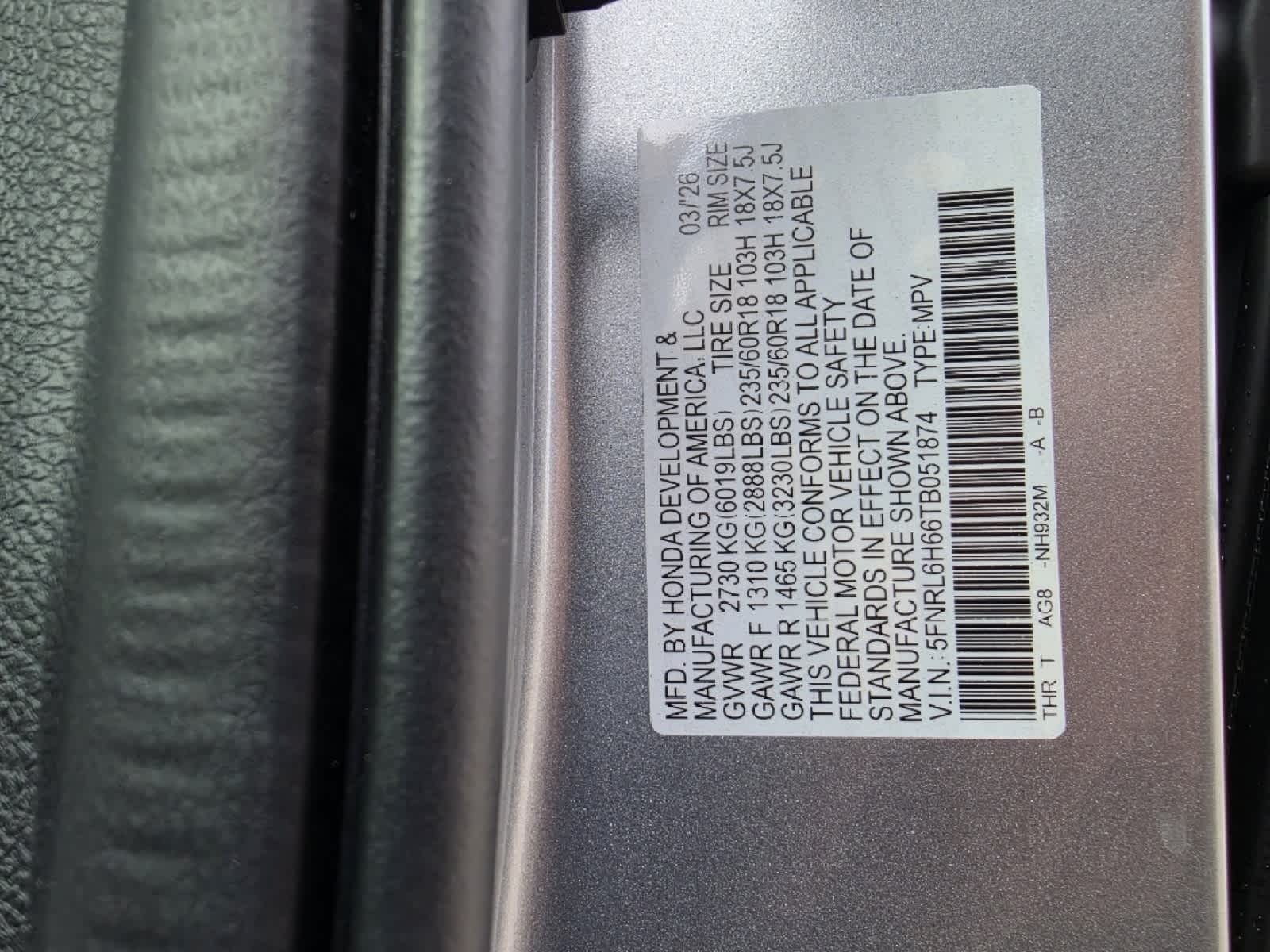 Thumbnail: 2026 Honda Odyssey - 5