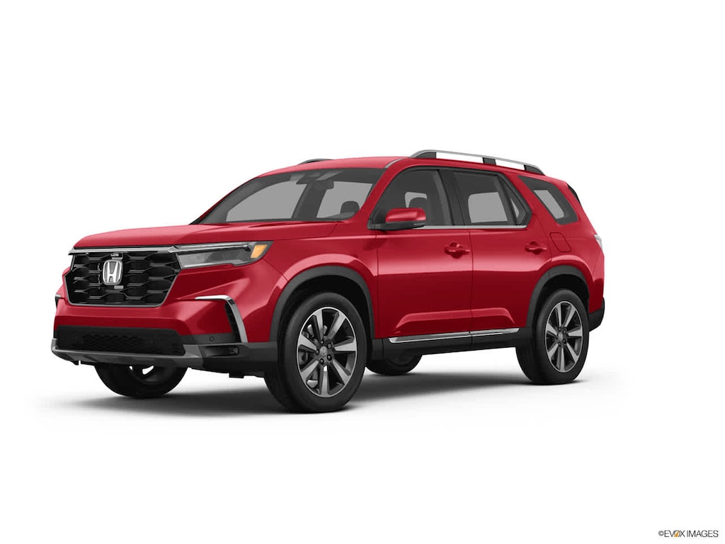 New 2025 Honda Pilot Elite SUV Radiant Red II For Sale in Ames IA