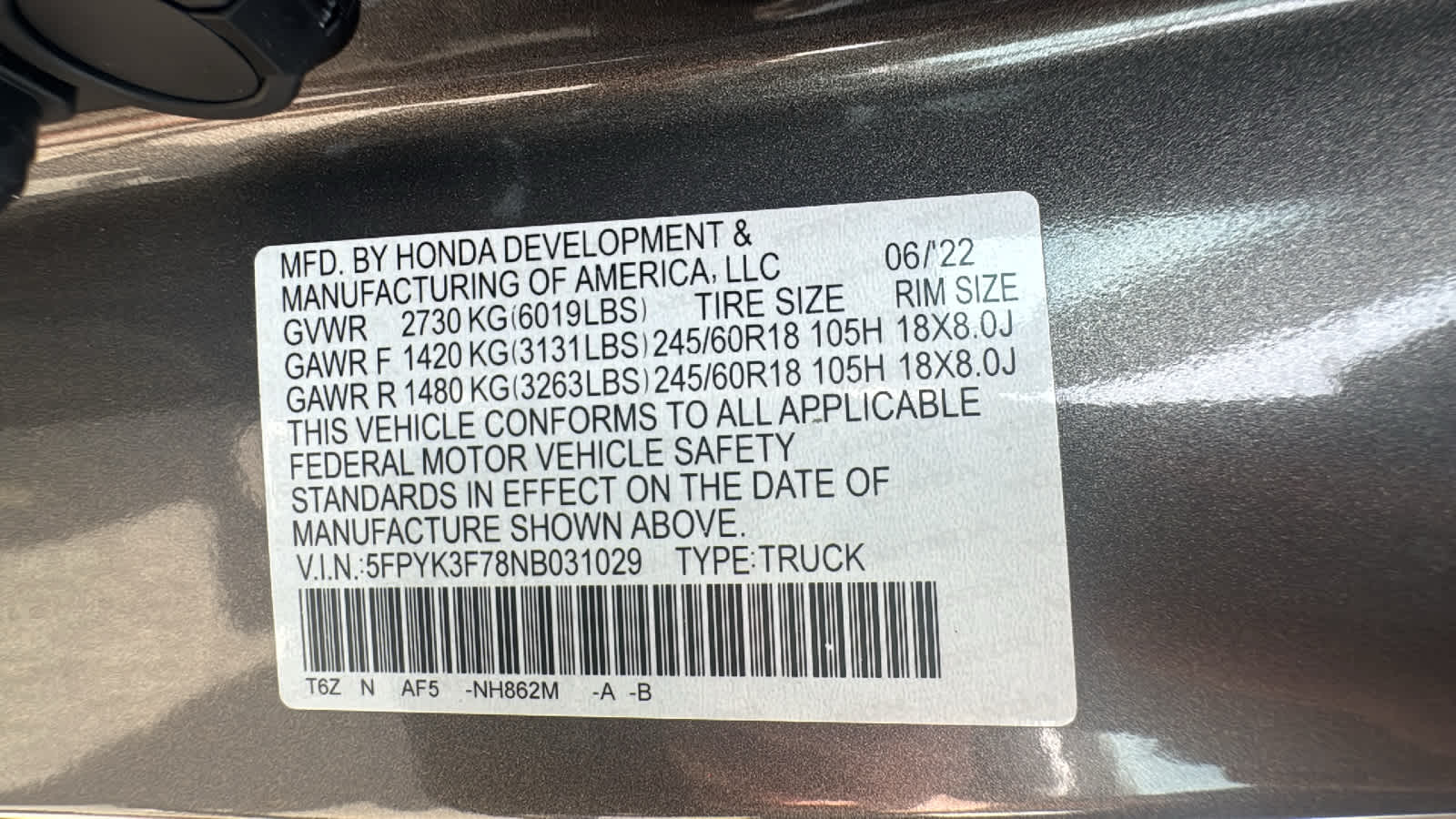 Thumbnail: 2022 Honda Ridgeline - 19