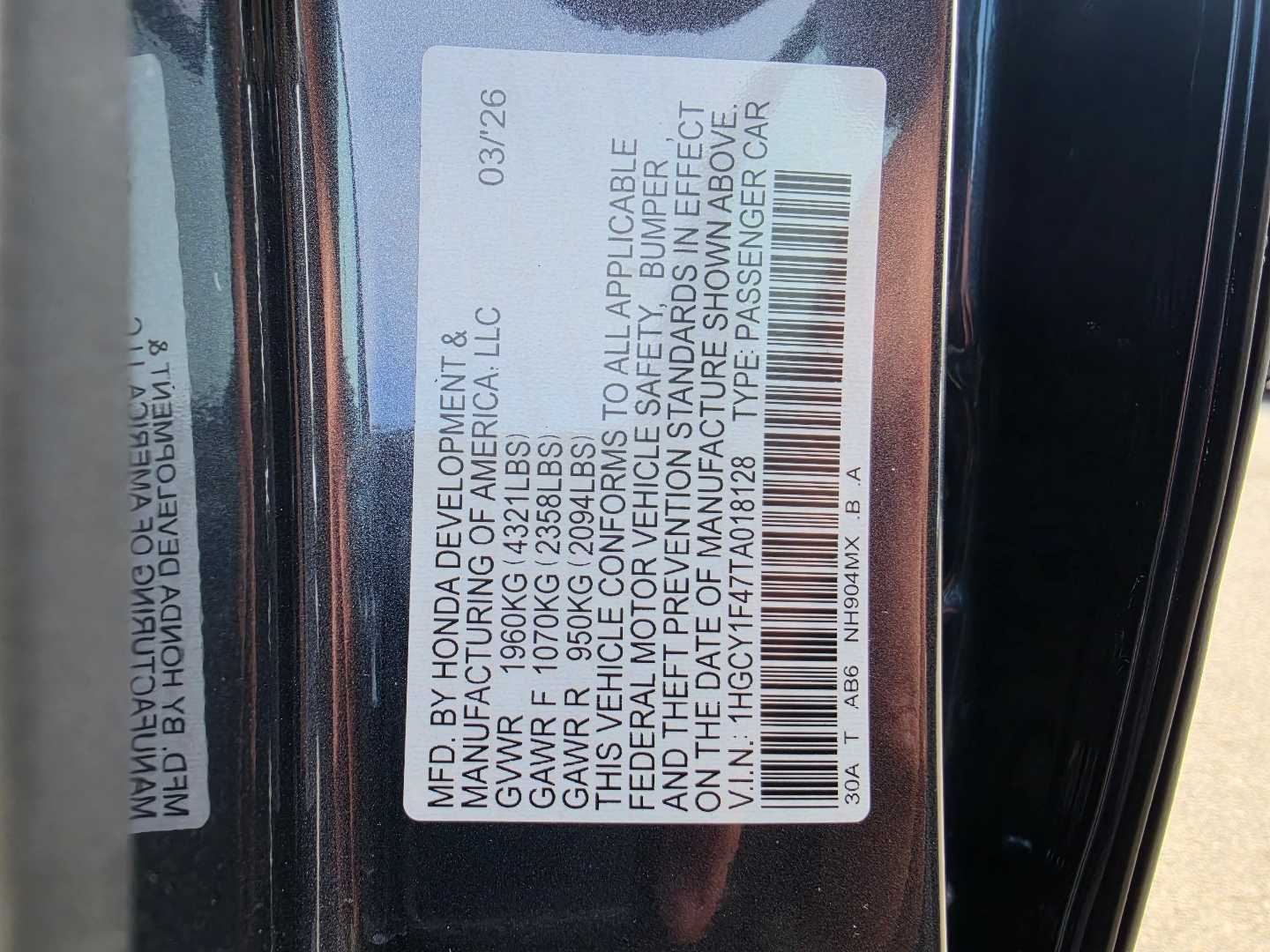 Thumbnail: 2026 Honda Accord - 25