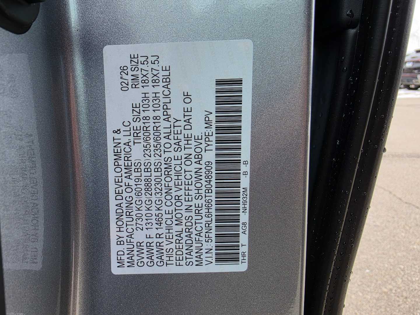 Thumbnail: 2026 Honda Odyssey - 27