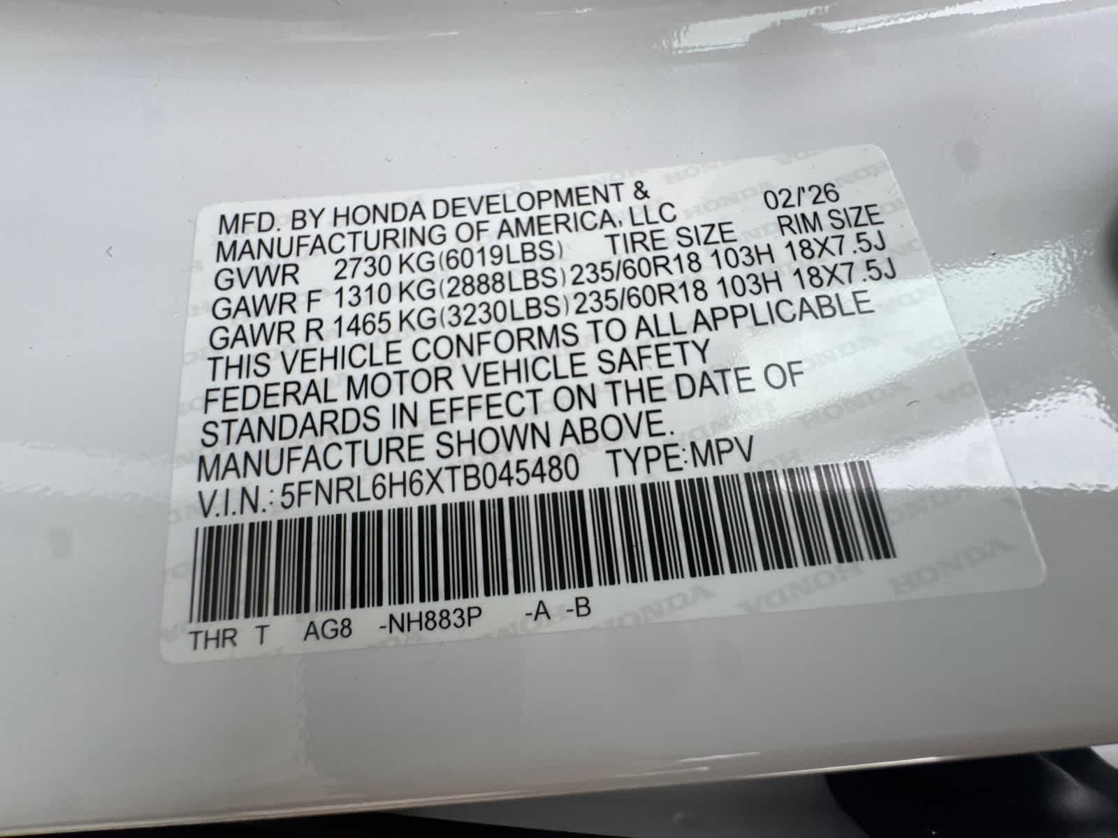 Thumbnail: 2026 Honda Odyssey - 15