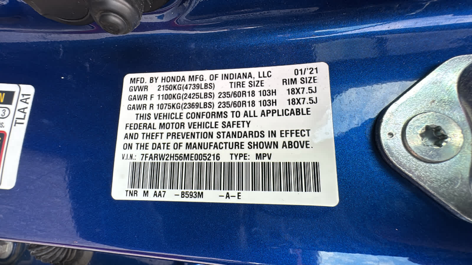 Thumbnail: 2021 Honda CR-V - 18