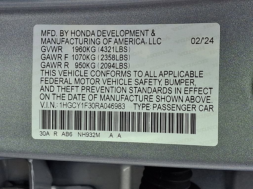 2024 Honda Accord EX - Photo 28