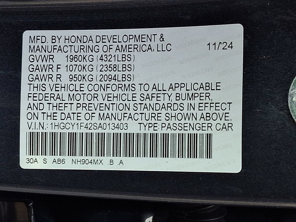2025 Honda Accord SE - Photo 28