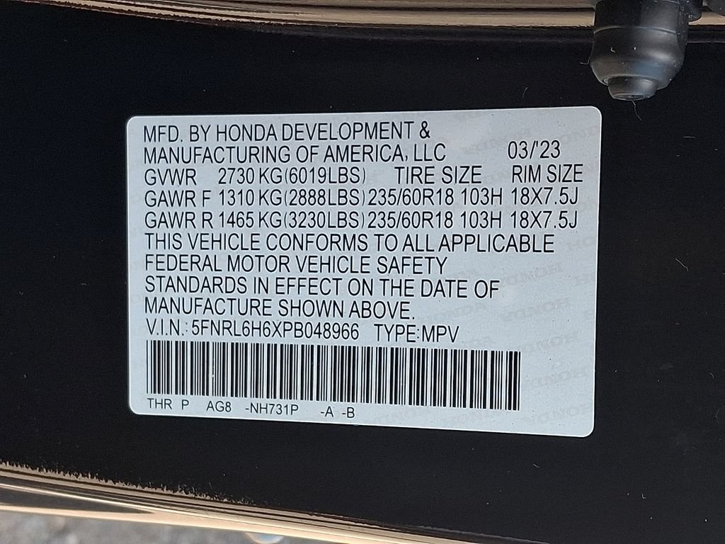 2023 Honda Odyssey EX-L - Photo 28