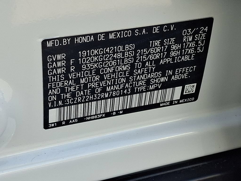 2024 Honda HR-V LX - Photo 27