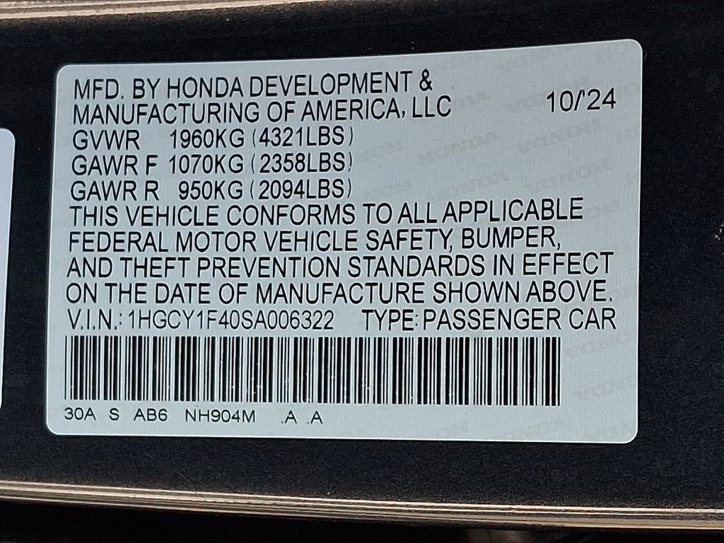 2025 Honda Accord SE - Photo 28