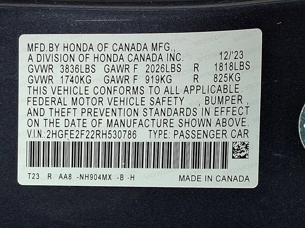 2024 Honda Civic LX - Photo 27