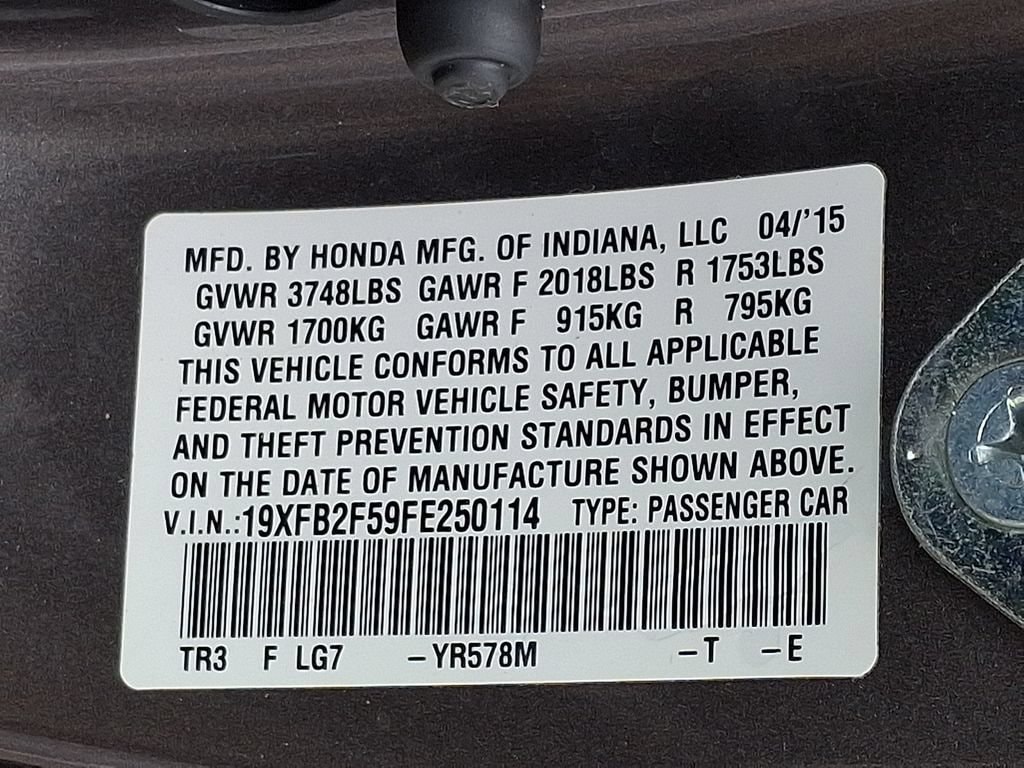 2015 Honda Civic LX - Photo 27