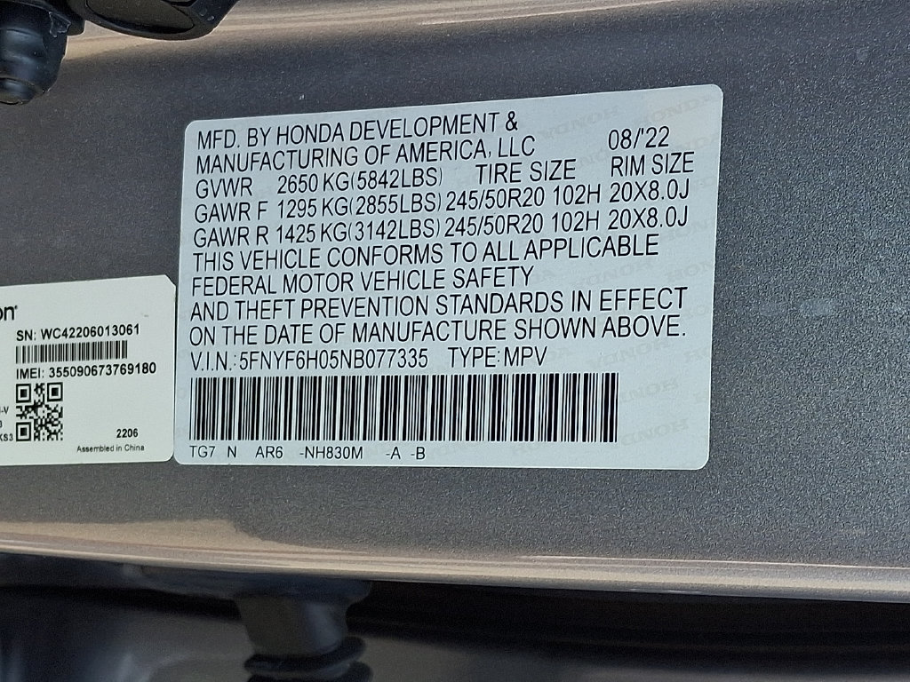 2022 Honda Pilot Elite - Photo 27