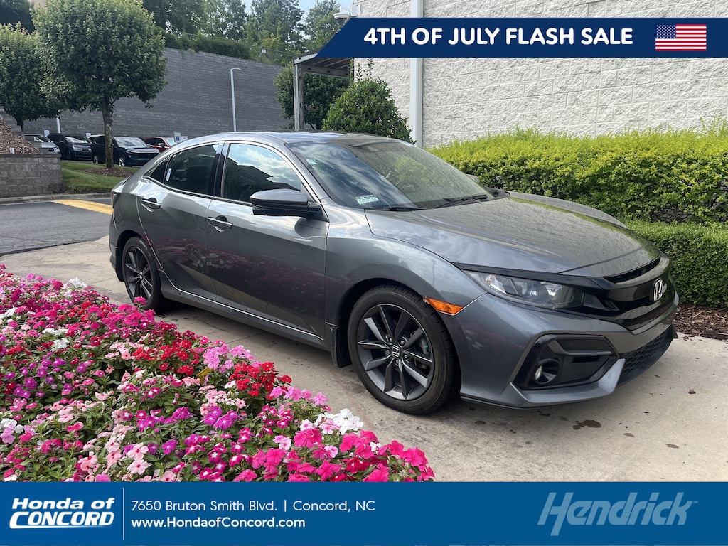Certified 2020 Honda Civic EX Hatchback