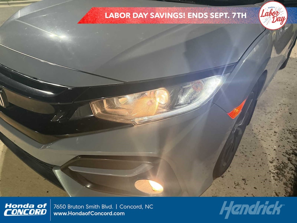 Certified 2021 Honda Civic EX Hatchback