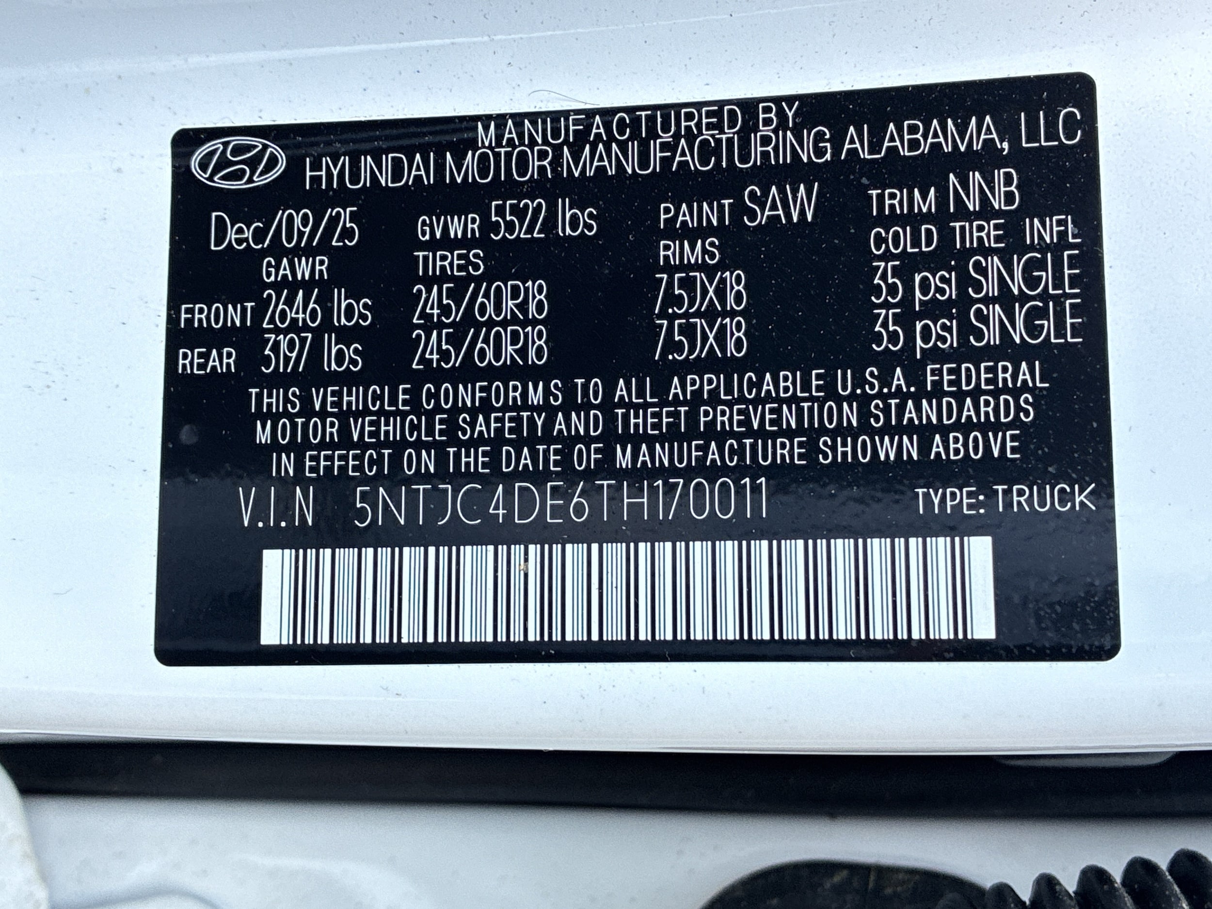 Used 2026 Hyundai Santa Cruz For Sale in Concord, NC VIN