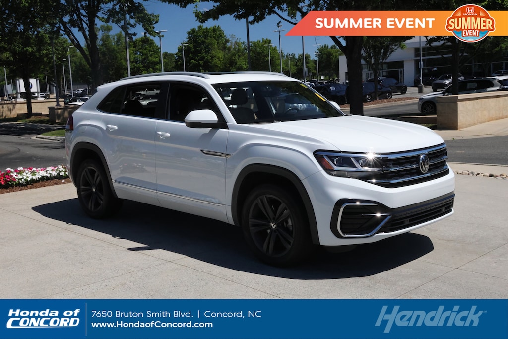 Used 2021 Volkswagen Atlas Cross Sport 3.6L V6 SE w/Technology R-Line SUV