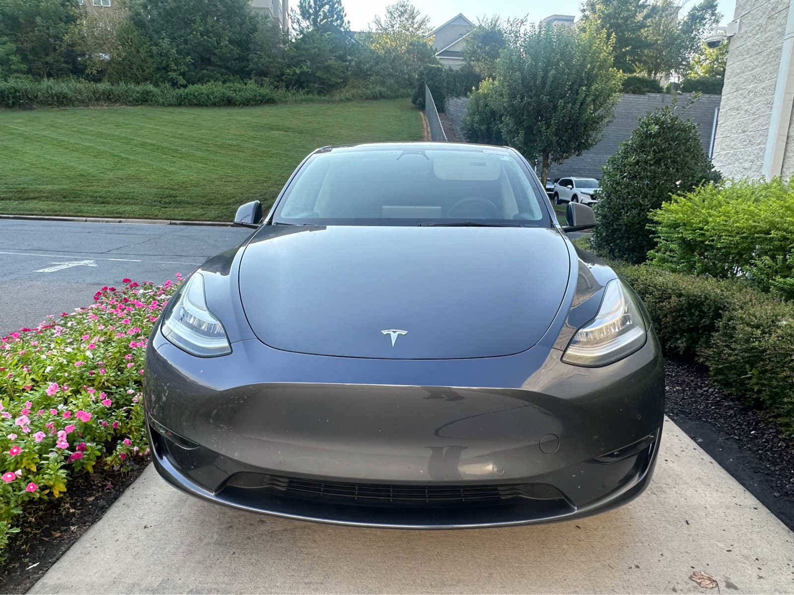 Used 2021 Tesla Model Y Long Range with VIN 5YJYGDEEXMF263873 for sale in Concord, NC