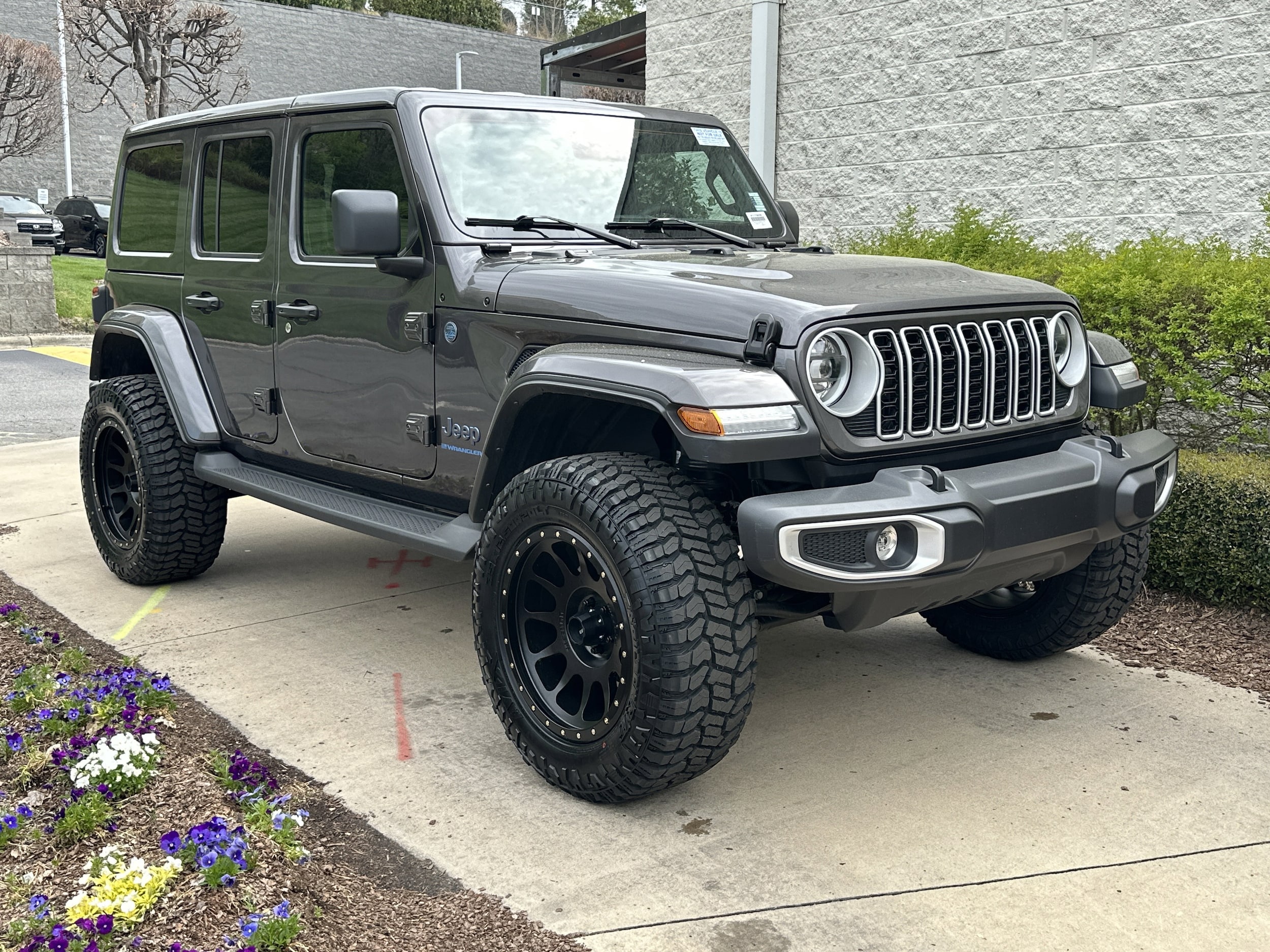 Used 2025 Jeep Wrangler 4xe Sahara 4XE with VIN 1C4RJXP66SW601629 for sale in Concord, NC