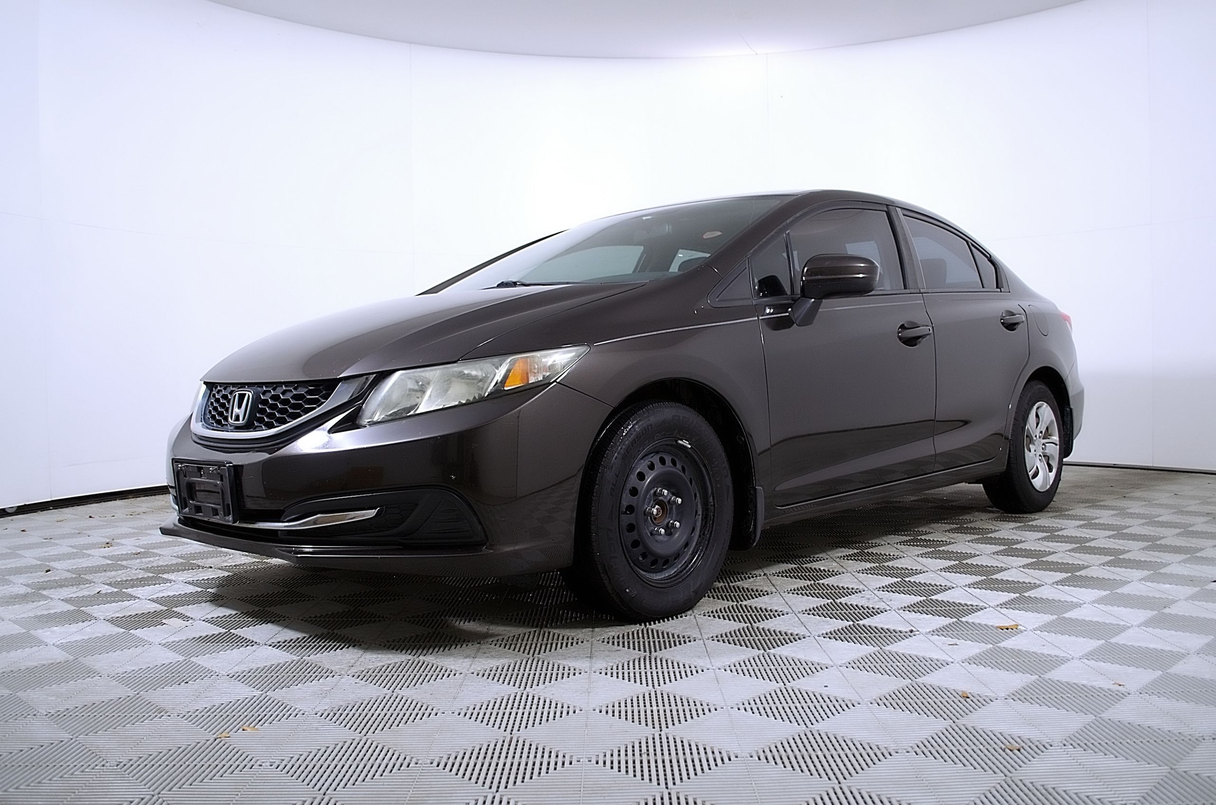Used 2014 Honda Civic LX with VIN 2HGFB2F5XEH537787 for sale in Denton, TX