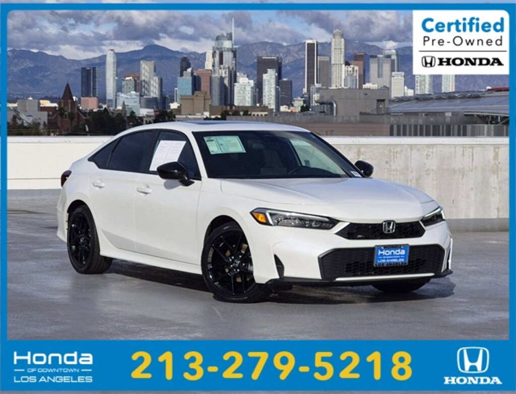 Certified 2025 Honda Civic Hybrid Sport Sedan